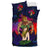 Hawaiian Hula Girl And Warrior Coconut Tree Polynesian Bedding Set - Polynesian Pride