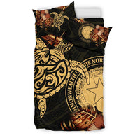 Polynesian Duvet Cover Set - Northern Mariana Islands Duvet Cover Set Turtle Lucky - Polynesian Pride