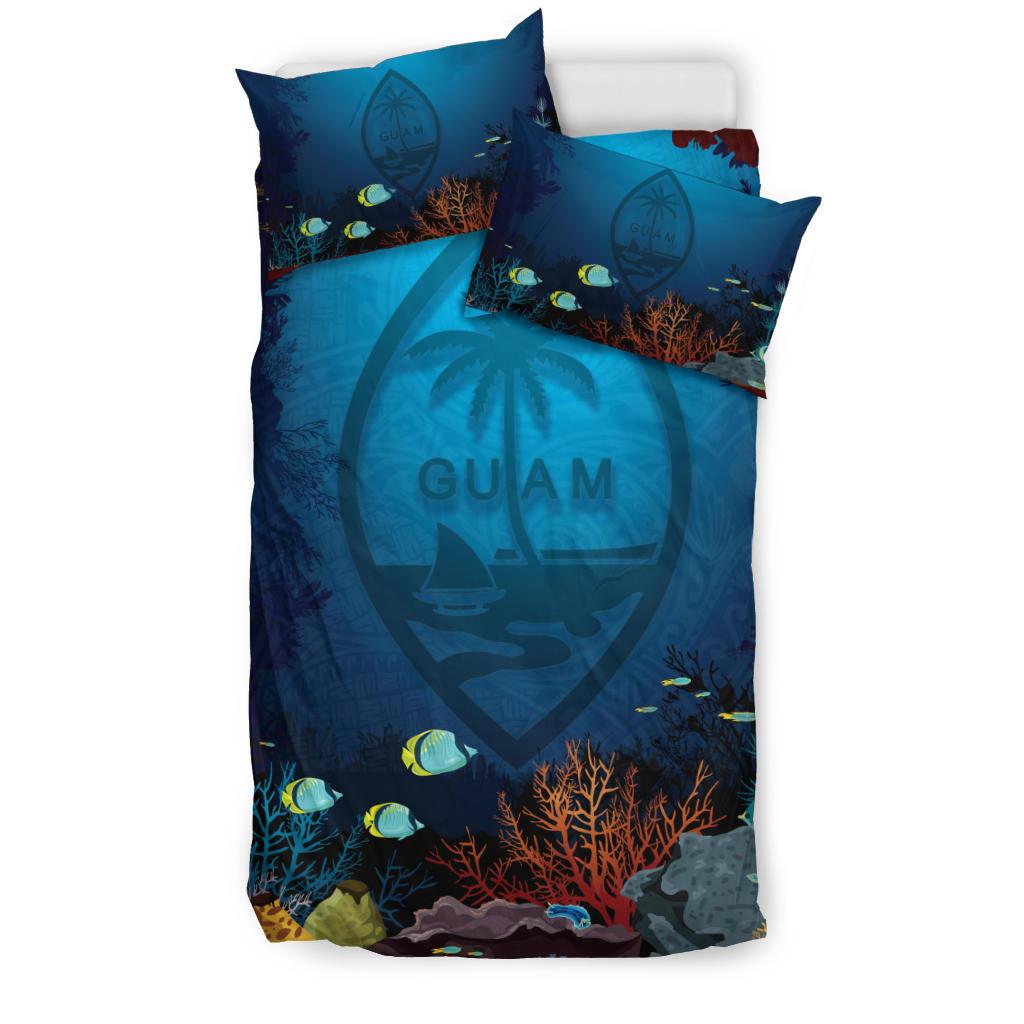 Polynesian Bedding Set - Guam Duvet Cover Set Under Sea - Polynesian Pride