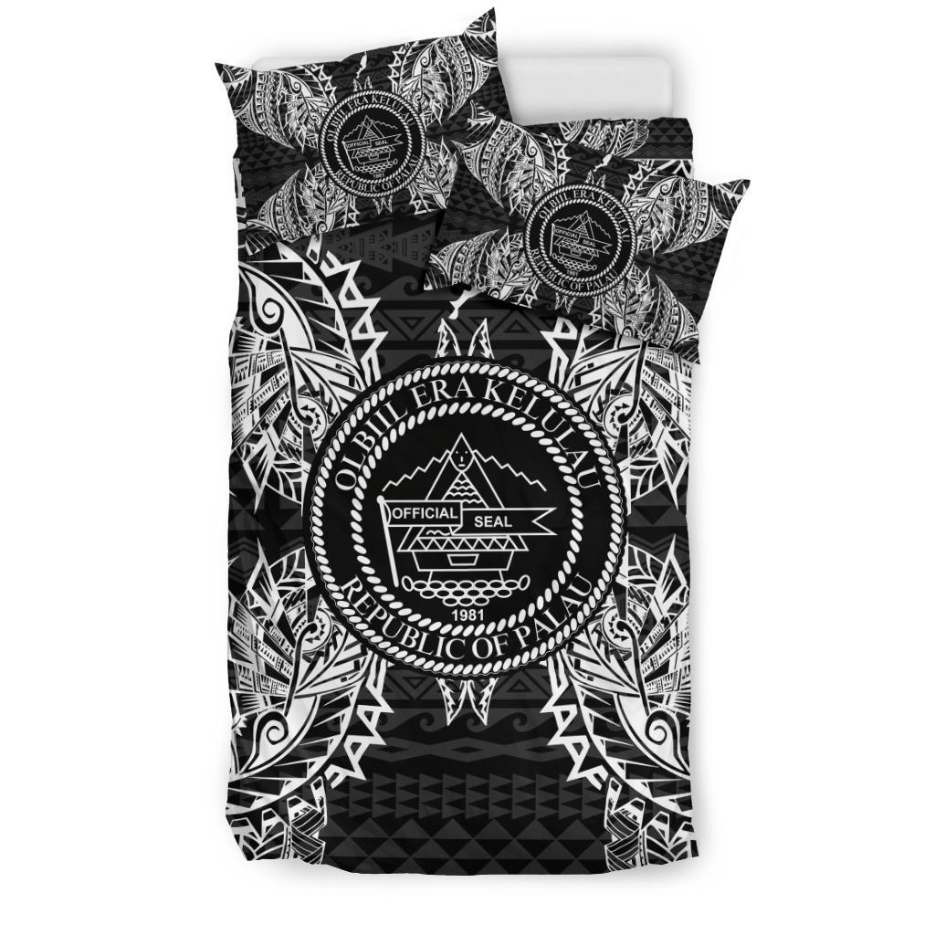 Polynesian Bedding Set - Palau Duvet Cover Set Map Black - Polynesian Pride