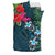 Kanaka Maoli (Hawaiian) Bedding Set - Hibiscus Turtle Tattoo Blue - Polynesian Pride