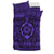 Hawaiian Turtle Polyensian Tribal Bedding Set Purple - Polynesian Pride