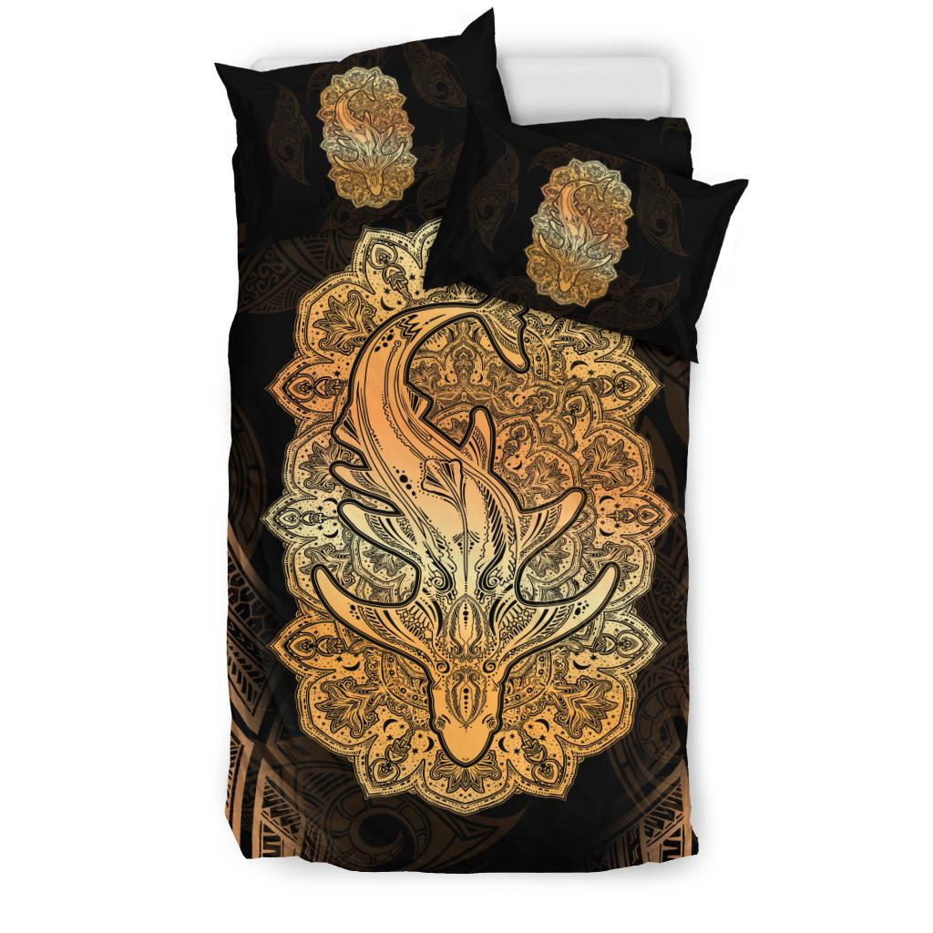 Polynesian Bedding Set - Wild Shark Duvet Cover Set - Polynesian Pride