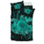 Hawaii Turtle Hibiscus Polynesian Bedding Set - Full Style - Turquoise - Polynesian Pride