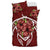 Hawaii Bedding Set - Hawaii Turtle Hibiscus Polynesian Bedding Set - Red Two - Polynesian Pride