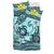 Kanaka Maoli (Hawaiian) Bedding Set - Polynesian Turtle Plumeria Blue - Polynesian Pride