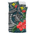 Kanaka Maoli (Hawaiian) Bedding Set - Polynesian Turtle Hibiscus Dark Blue - Polynesian Pride