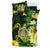 Hawaiian Green Yellow Turtle Hibiscus Bedding Set - Polynesian Pride