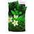 Kanaka Maoli (Hawaiian) Bedding Set, Polynesian Plumeria Banana Leaves Green - Polynesian Pride