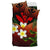 Kanaka Maoli (Hawaiian) Bedding Set, Polynesian Plumeria Banana Leaves Red - Polynesian Pride