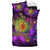 Hawaii Map Turtle Galaxy Bedding Set - AH - Purple - Polynesian Pride