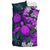 Kanaka Maoli (Hawaiian) Bedding Set - Sea Turtle Tropical Hibiscus And Plumeria Purple - Polynesian Pride