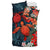 Kanaka Maoli (Hawaiian) Bedding Set - Sea Turtle Tropical Hibiscus And Plumeria Red - Polynesian Pride