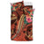 Polynesian Turtle Bedding Set - Tribal Tattoo With Hibiscus Coral - Polynesian Pride