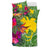 Papua New Guinea Bedding Set - Hibiscus Polynesian Pattern Green Version - Polynesian Pride