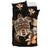 Hawaiian Kanaka Hibiscus Plumeria Mix Polynesian Turtle Bedding Set Orange AH - Polynesian Pride