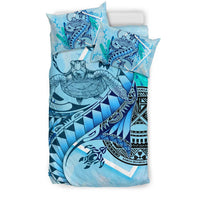American Samoa Bedding Set - Polynesian Turtle Under The Sea - Polynesian Pride