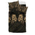 Double Lion Maori Tattoo Bedding Set New Zealand - Gold - Polynesian Pride