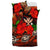 Kanaka Maoli (Hawaiian) Bedding Set - Polynesian Turtle And Hibiscus Red - Polynesian Pride