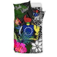 Cook Islands Bedding Set - Turtle Plumeria Banana Leaf - Polynesian Pride