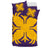 Hawaiian Bedding Set Royal Pattern - Purple And Gold - A2 Style - Polynesian Pride