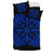 Hawaiian Bedding Set Royal Pattern - Black And Blue - A3 Style - Polynesian Pride