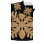 Hawaiian Royal Pattern Bedding Set - Black And Gold - D1 Style - Polynesian Pride