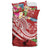 Fiji Polynesian Bedding Set - Summer Plumeria (Red) - Polynesian Pride