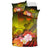 Fiji Bedding Set - Humpback Whale with Tropical Flowers (Yellow) - Polynesian Pride