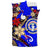 Northern Mariana Bedding Set - Tribal Flower With Special Turtles Blue Color - Polynesian Pride