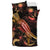 CNMI Polynesian Bedding Set - Turtle With Blooming Hibiscus Gold - Polynesian Pride