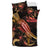 Samoa Polynesian Bedding Set - Turtle With Blooming Hibiscus Gold - Polynesian Pride