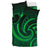 New Zealand Maori Mangopare Bedding Set Polynesian - Green - Polynesian Pride