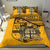 Fiji Duvet Cover Set - Fiji Flag & Coat Of Arms Yellow - Polynesian Pride