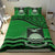 Kiribati Duvet Cover Set - Kiribati Flag & Coat Of Arms Green - Polynesian Pride