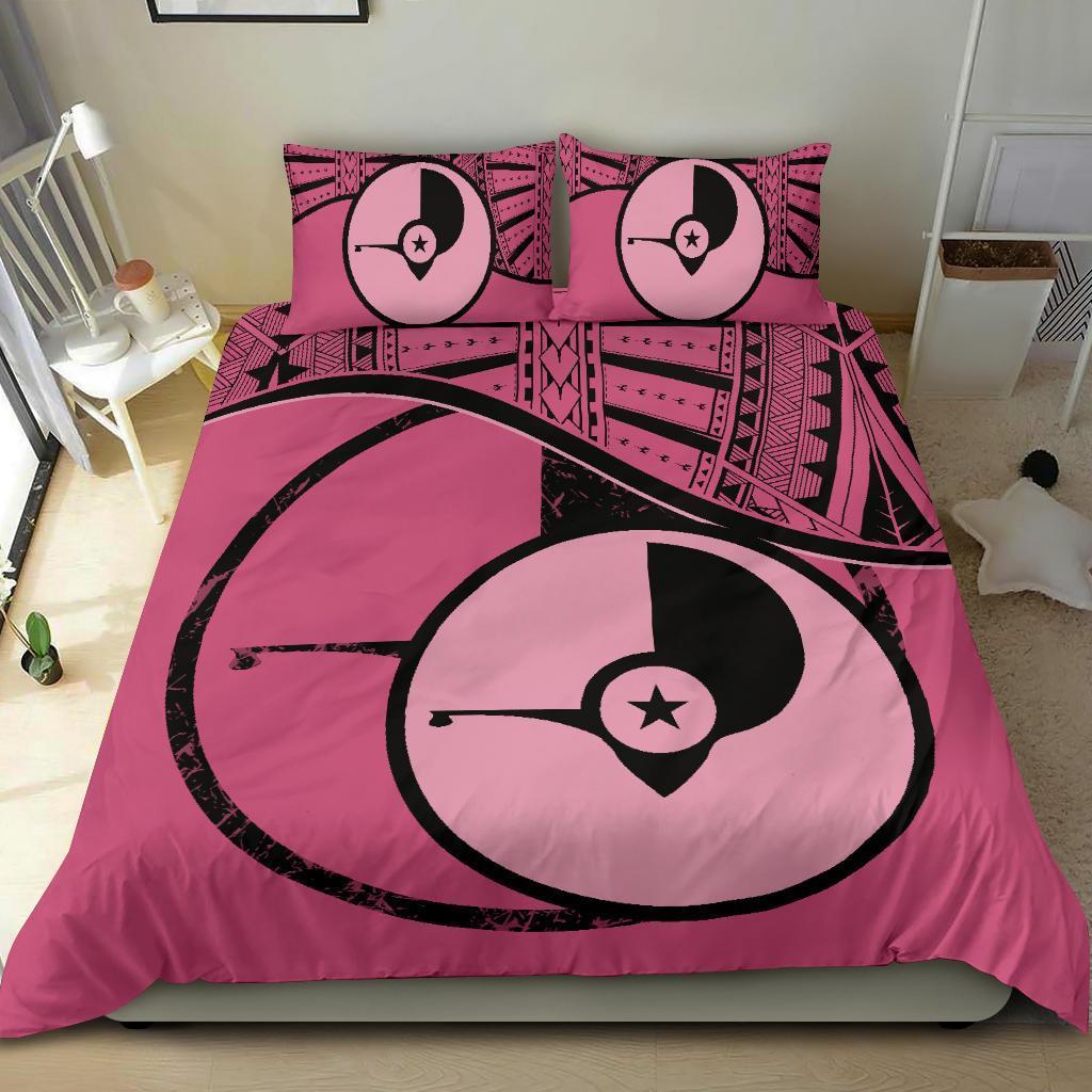 Polynesian Duvet Cover Set - Yap Bedding Set Pink - Polynesian Pride