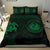 Hawaiian Flag Turtle Polynesian Bedding Set Green - Polynesian Pride