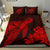 Hawaiian Hibiscus Memory Turtle Polynesian Bedding Set Red - Polynesian Pride