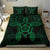 Hawaiian Turtle Hibiscus Polynesian Bedding Set Green - Polynesian Pride