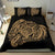 Hawaiian Turtle Hibiscus Polynesian Bedding Set Simple Gold - Polynesian Pride