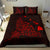 Hawaiian Map Rays Turtle Bedding Set - Red - Polynesian Pride