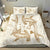 Hawaiian Map Hamerhead Shark Yin Yang Polynesian Bedding Set - White - Polynesian Pride