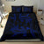 Hawaiian Map Hamerhead Shark Yin Yang Polynesian Bedding Set - Blue - Polynesian Pride