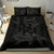 Hawaiian Map Hamerhead Shark Yin Yang Polynesian Bedding Set - Gray - Polynesian Pride