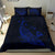 Hawaiian Map Whale Polynesian Bedding Set - Blue - Polynesian Pride