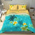 Polynesian Bedding Set - Turtles And Plumeria Duvet Cover Set - Polynesian Pride