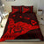 Hawaiian Shaka Aloha Map Polynesian Bedding Set Red - Polynesian Pride