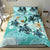 Pohnpei Bedding Set - Blue Turtle Hibiscus - Polynesian Pride