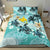 Papua New Guinea Bedding Set - Blue Turtle Hibiscus - Polynesian Pride