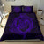 Hawaiian Hammerhead Shark Yin Yang Polynesian Bedding Set - Purple - Polynesian Pride